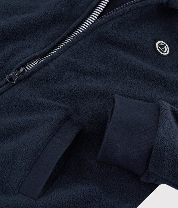 Polar con capucha de ni&ntilde;a/ni&ntilde;o azul