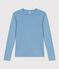 Camiseta L'ICONIQUE de algodón con cuello redondo para mujer azul AZUL