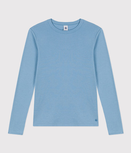Camiseta L'ICONIQUE de algodón con cuello redondo para mujer azul AZUL