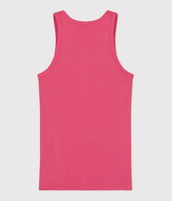 Camiseta lisa sin mangas Icónica de algodón para mujer rosa PEONIA