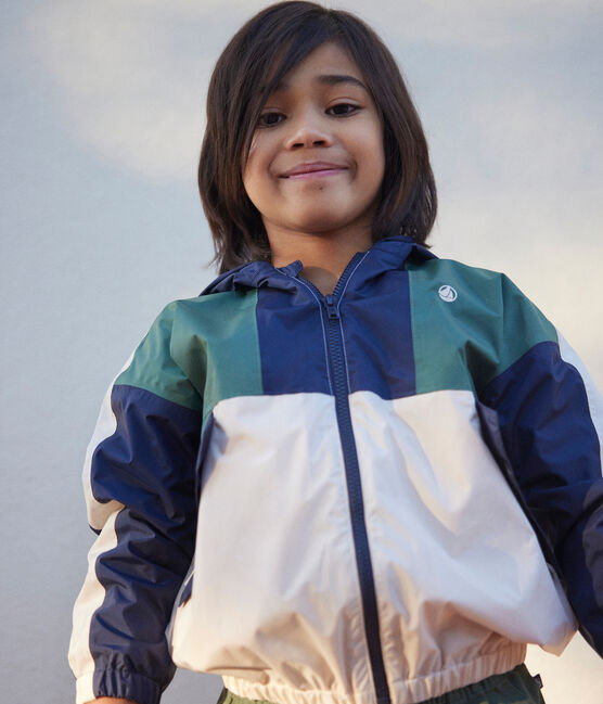 Cortavientos infantil blanco AVALANCHE/ MULTICO