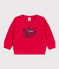 Sudadera de muletón de bebé rojo CORRIDA