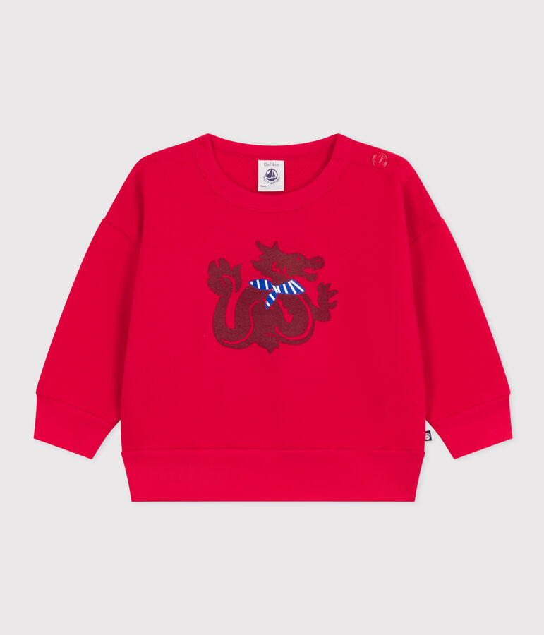 Sudadera de mulet&oacute;n de beb&eacute; rojo CORRIDA