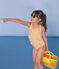 Traje de baño 1 pieza para niña amarillo BAMBOO/blanco MARSHMALLOW