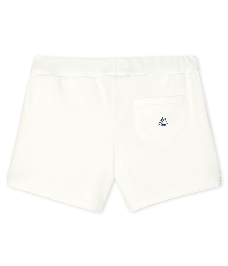 Shorts infantiles para ni&ntilde;a blanco MARSHMALLOW