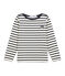 Jersey marinero infantil para niño beige COQUILLE/azul SMOKING