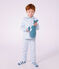 Pijama infantil abotonado de algod&oacute;n con estampado de estrellas blanco/multicolor