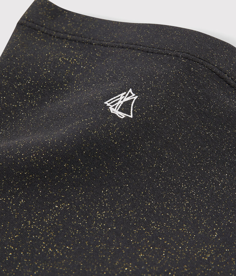 Leggings de punto para ni&ntilde;a gris/amarillo