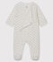 Pijama de túbico de conejo para bebé blanco MARSHMALLOW/blanco MULTICO