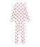 Pijama de punto para chica blanco MARSHMALLOW/rojo TERKUIT