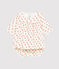 Vestido y braguita «bloomer» para bebé niña blanco MARSHMALLOW/blanco MULTICO