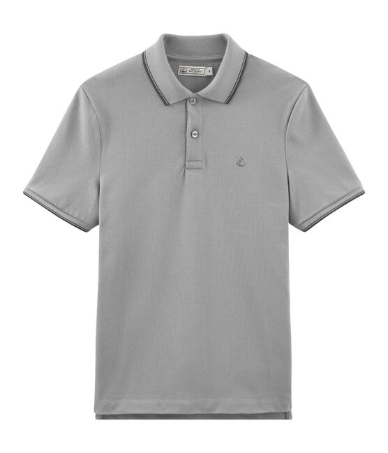 Polo para hombre gris SUBWAY CHINE