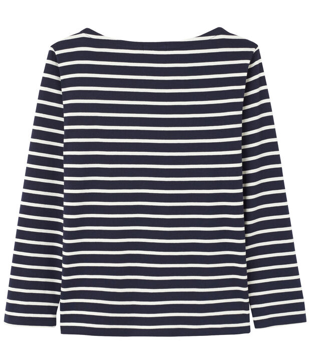 Camiseta unisex a rayas azul/blanco