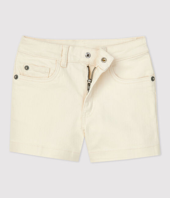 Shorts de tejido vaquero para niña crudo AVALANCHE