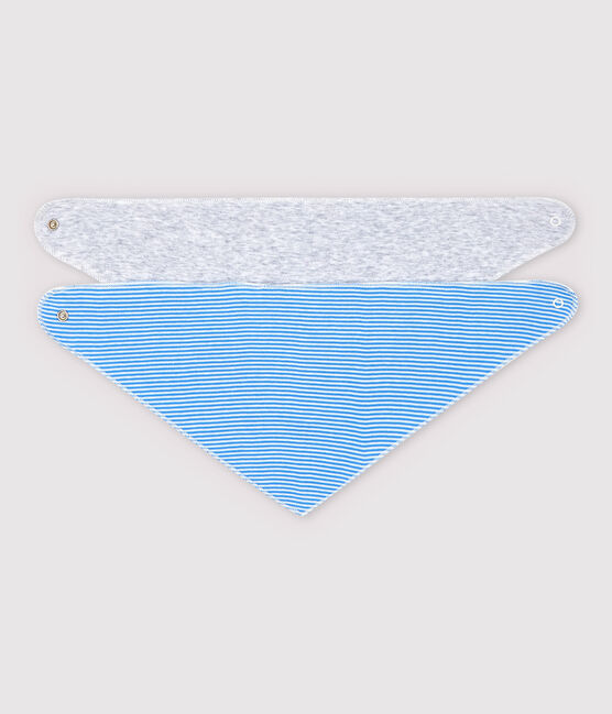 Juego de 3 baberos bandana para bebé de algodón orgánico variante 2