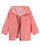 Cortavientos a rayas para bebé unisex rosa GROSEILLER/blanco MARSHMALLOW