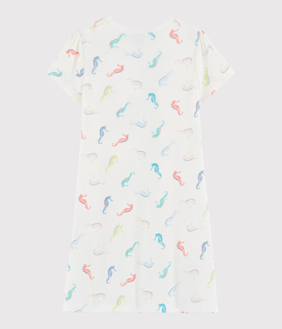 Camisón disfraz de algodón blanco MARSHMALLOW/blanco MULTICO
