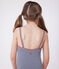 Bañador infantil a rayas azul MEDIEVAL/blanco MARSHMALLOW