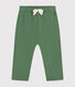 Pantalón de jogging liso de algodón para bebé