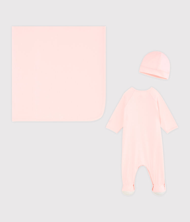 Estuche de regalo de nacimiento de punto para beb&eacute; multicolor