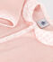 Pijama de terciopelo con cuello para bebé rosa SALINE