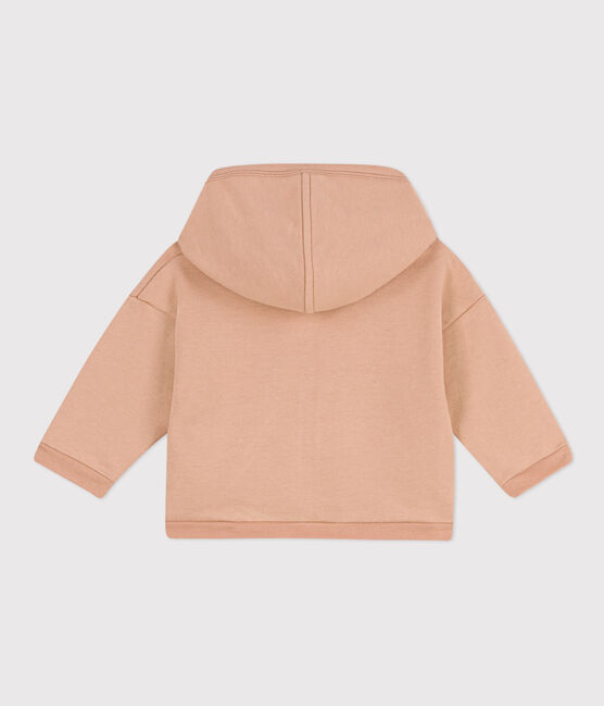 Sudadera con capucha para bebé beige VINTAGE