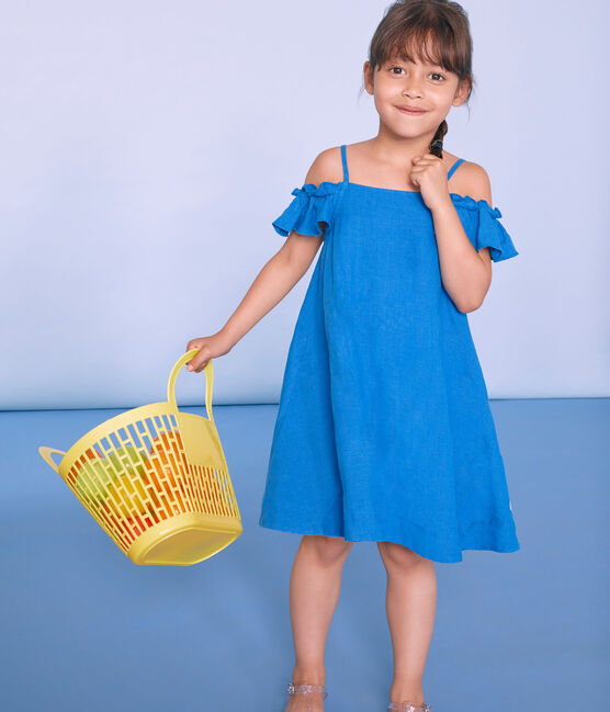 Vestido infantil para niña azul RIYADH