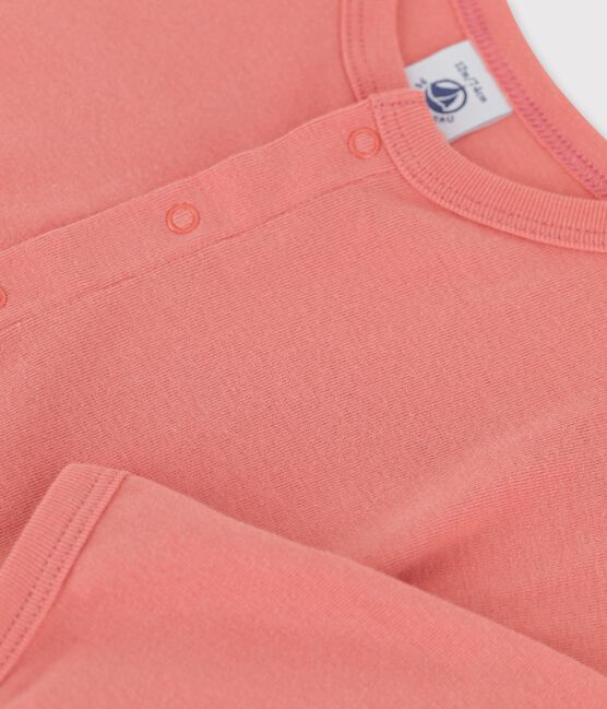 Cárdigan de algodón para bebé rosa PAPAYE