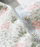 Pelele guatinado y estampado para bebé niña blanco MARSHMALLOW/blanco MULTICO
