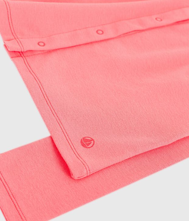 C&aacute;rdigan infantil liso de algod&oacute;n FLAMAND