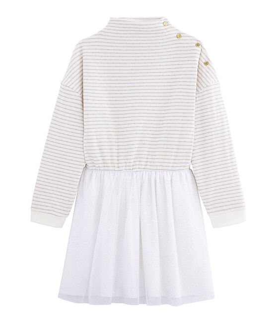 Vestido De Manga Larga Para Nina Petit Bateau