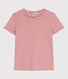 Camiseta LA RECTA de algodón con cuello redondo para mujer