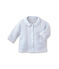 Unisex baby padded reversible milleraies jacket  azul FRAICHEUR/blanco ECUME