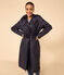 Gabardina con capucha para mujer azul SMOKING