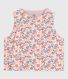 Chaleco reversible de algodón estampado para bebé