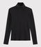 Cuello alto icónico para mujer negro NOIR/ ARGENT