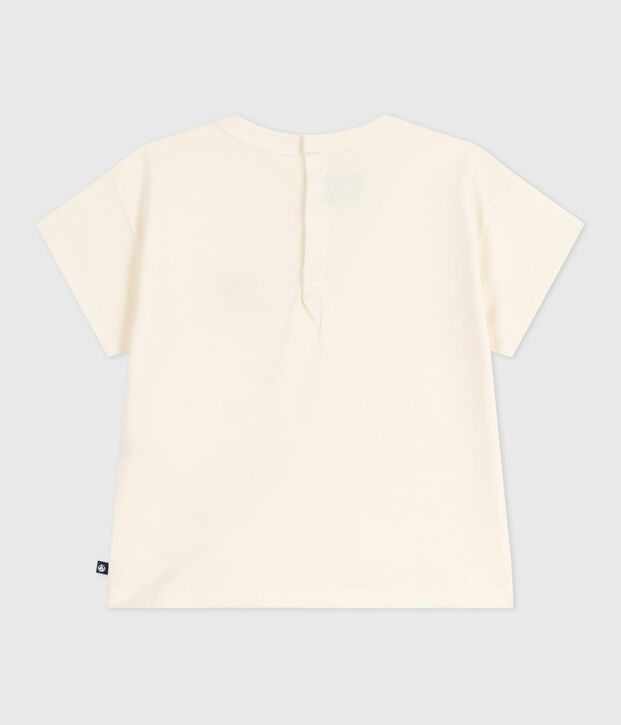 Camiseta de algod&oacute;n de manga larga con estampado de coraz&oacute;n para beb&eacute; MILK