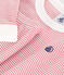 Pijama infantil ajustado de algodón a rayas rosa ROSEWOOD/ MARSHMALLOW