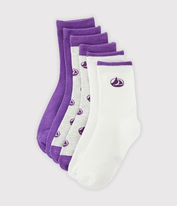 Lote de 3 pares de calcetines multicolor