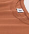 Camiseta de algodón L'ICONIQUE con cuello redondo para mujer marron CINA