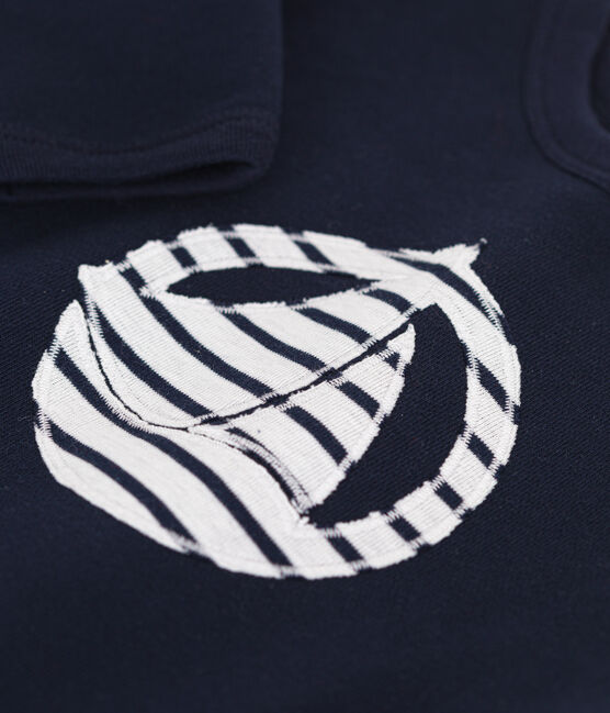 Sudadera de felpa para bebé azul SMOKING