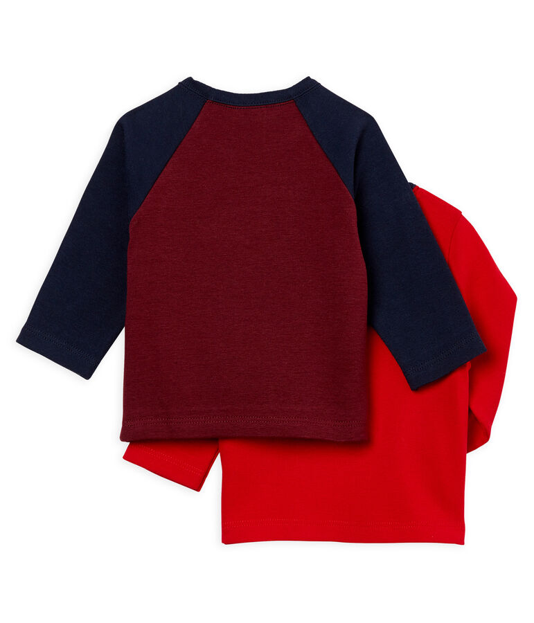 Lote de 2 camisetas para beb&eacute; n&ntilde;o multicolor