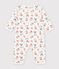 Pyjama b&eacute;b&eacute; en coton sans pieds imprim&eacute; animaux blanco/multicolor