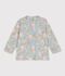 Camiseta con protecci&oacute;n UV con estampado de flores para beb&eacute; azul/multicolor