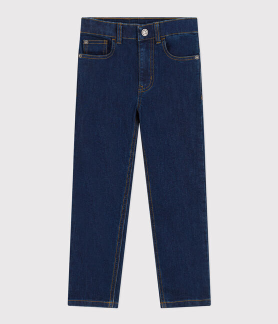 Pantalón vaquero recto para niño azul DENIM BRUT