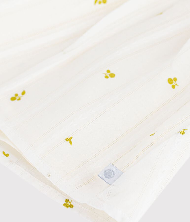 Blusa de algod&oacute;n sin mangas con estampado de flores para beb&eacute; verde MARSHMALLOW/ MOSS