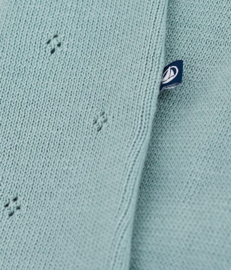 Pelele de punto tricotado de fantas&iacute;a con tirantes para beb&eacute; verde