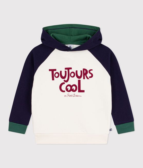Sudadera infantil de algodón con estampado MILK/ MULTICO