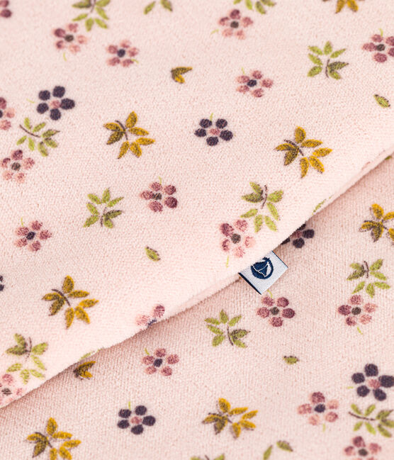 Saco de terciopelo para bebé TOG 3 rosa SALINE/blanco MULTICO