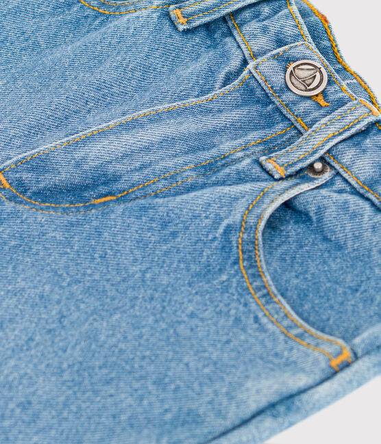 Pantalón recto de tejido denim para niño ULTRA BLEACH
